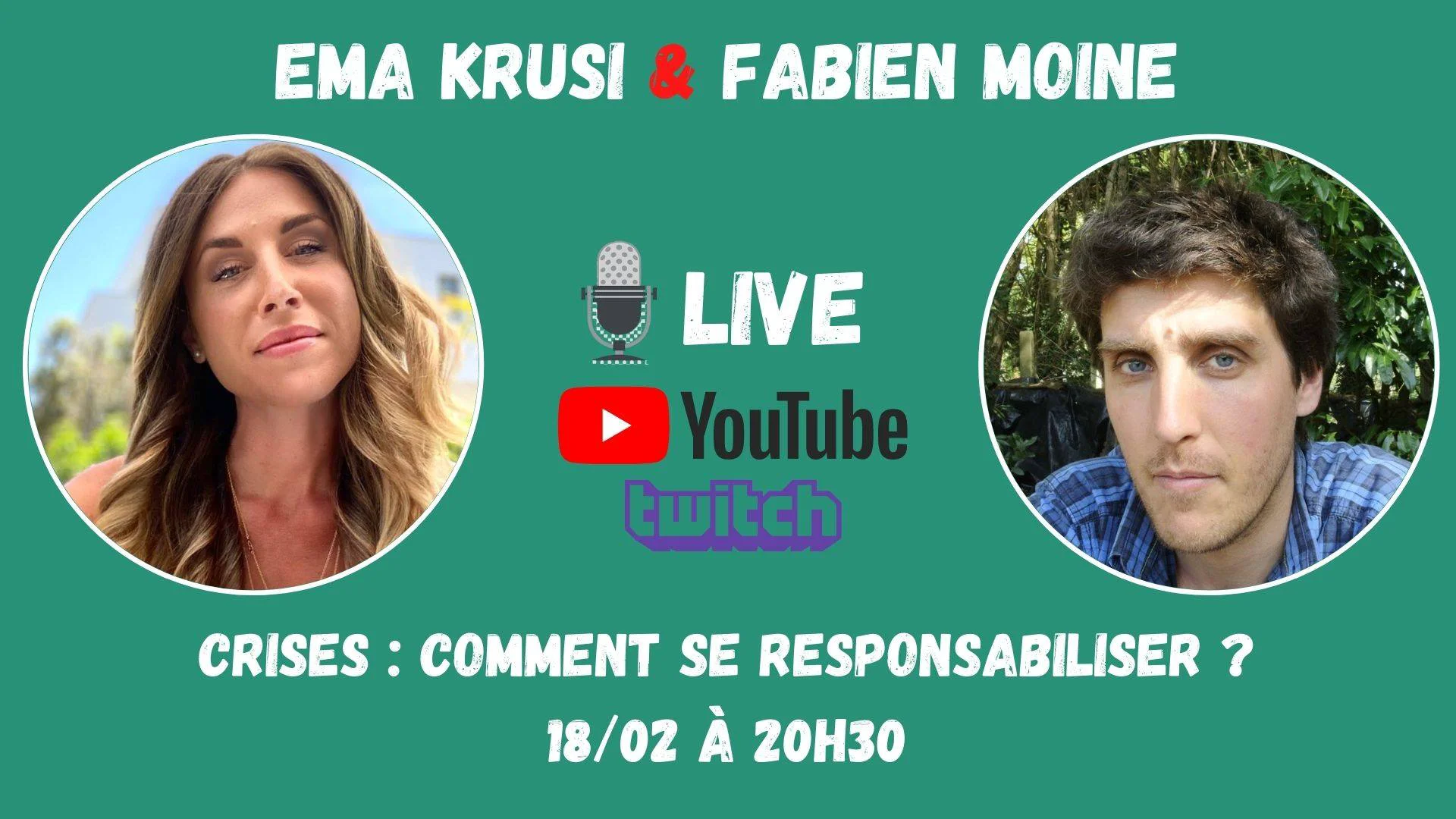 Ema est l’invitée de Fabien MOINE en Live (18.02.2021)