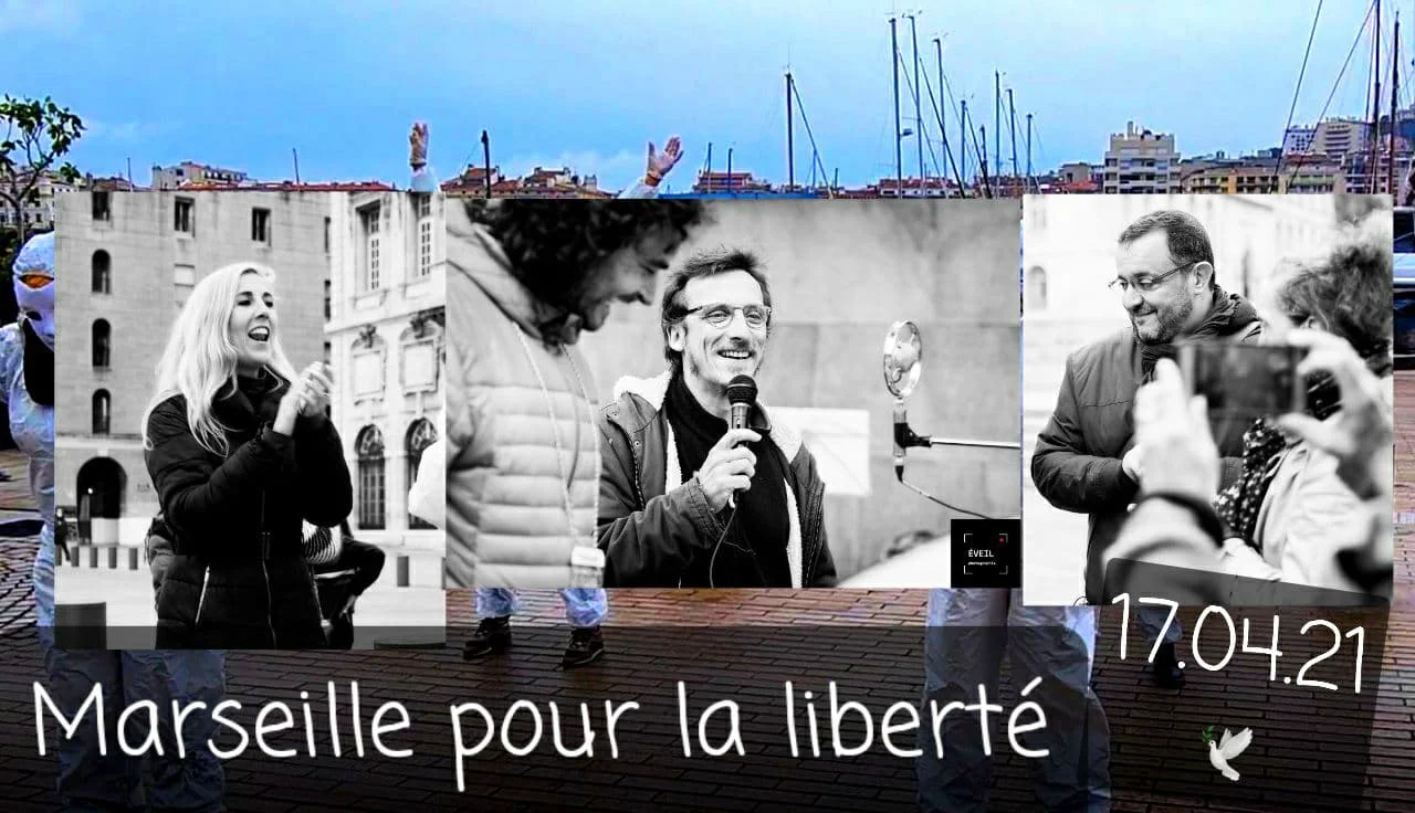 Marseille pour la liberté 🕊 avec Louis Fouché, Salim Laïbi, Chloé F. 17.04.21