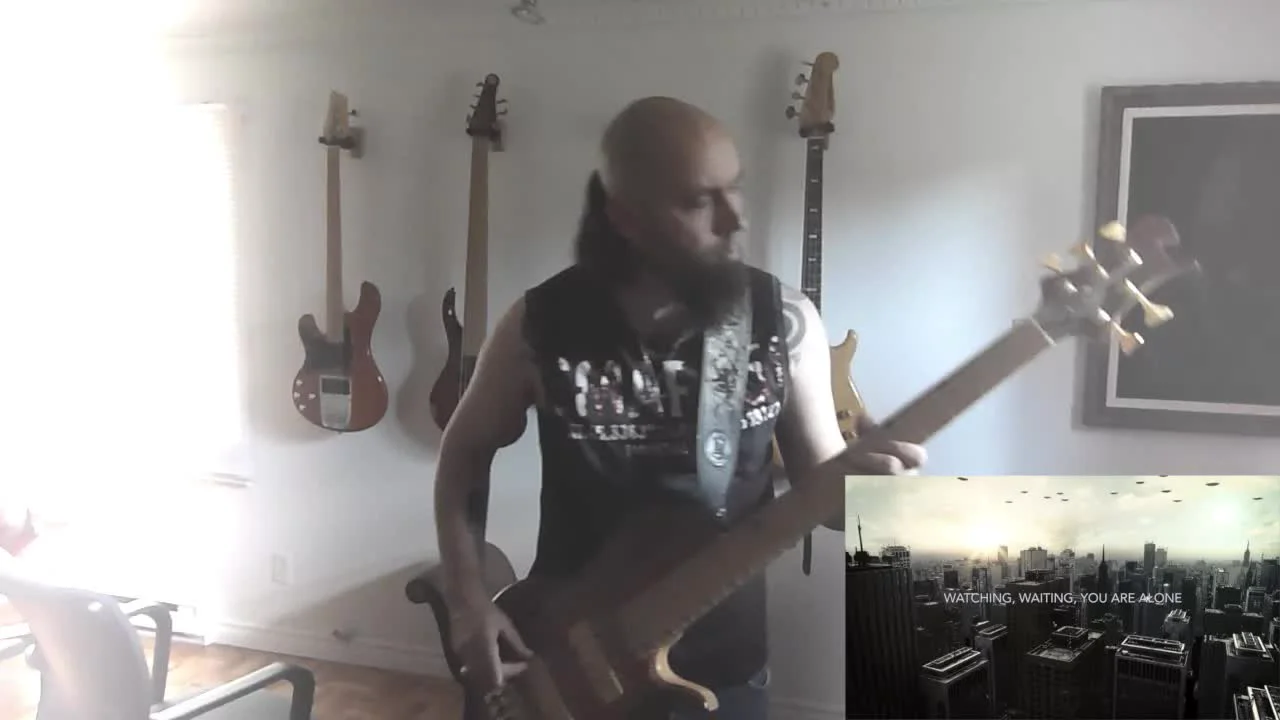 Devin Townsend The march of the poozers Bass cover
