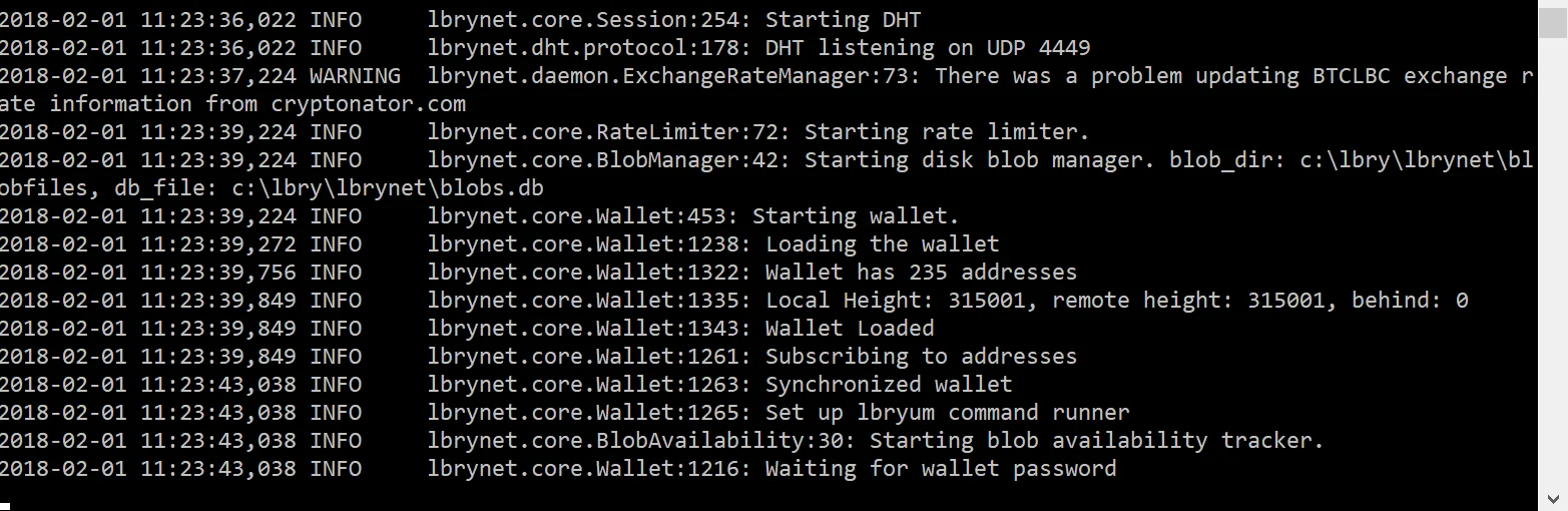 Wallet Encryption command line