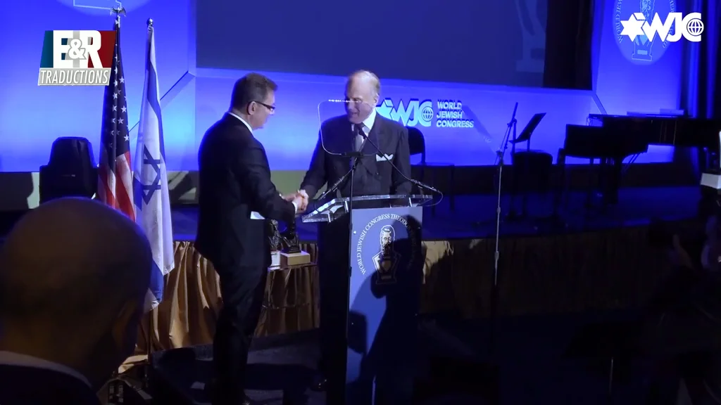 Congrès juif mondial : Albert Bourla reçoit le prix Théodor Herzl 2021