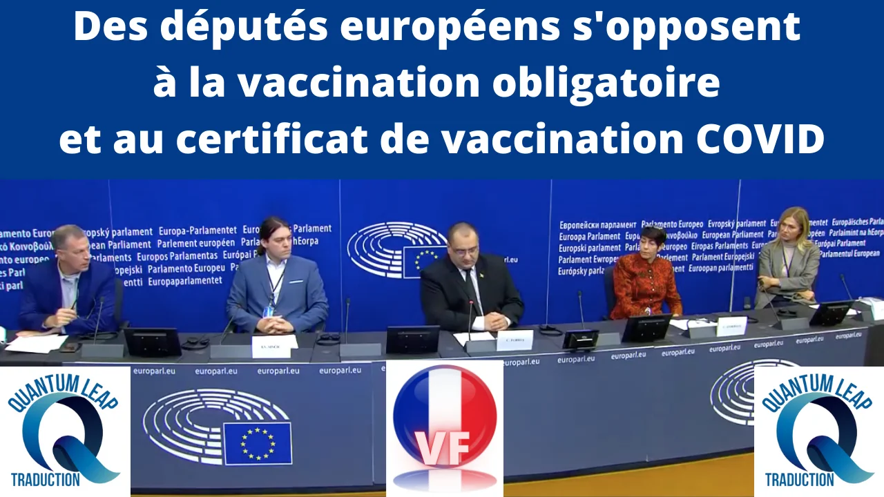 Des députés européens s’opposent à la vaccination obligatoire et au certificat de vaccination COVID